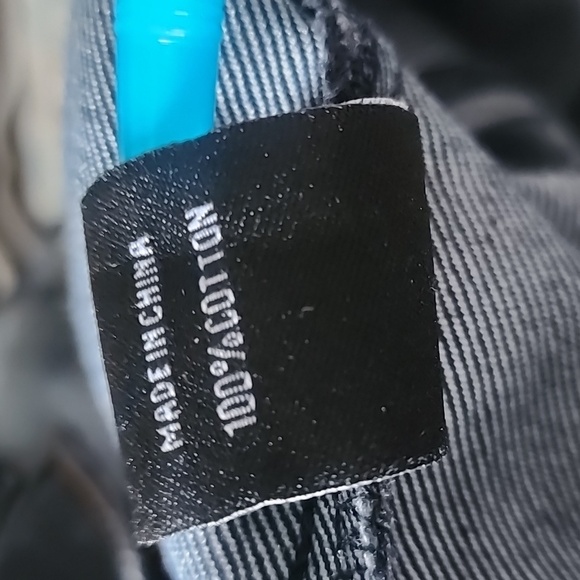 Thrill Dark Blue Denim Maxi Dress Button Down with Front Slits - Picture 11 of 11